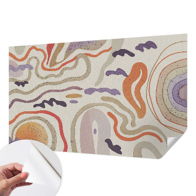 3D fotobehang Abstracte patronen