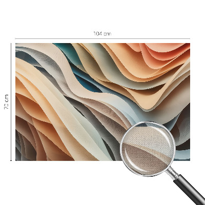 Zelfklevend fotobehang Golvende vormen