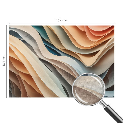 Zelfklevend fotobehang Golvende vormen