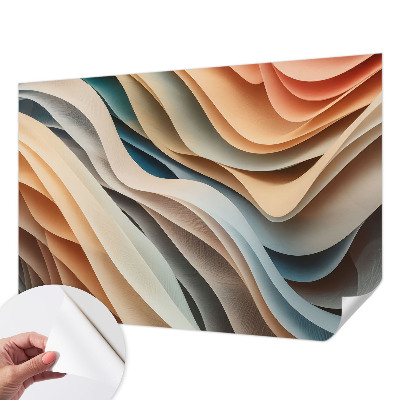 Zelfklevend fotobehang Golvende vormen