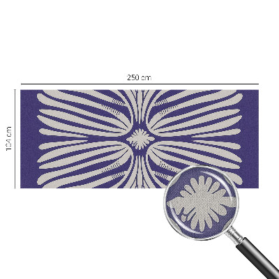 Zelfklevende behangsticker Bloemsymmetrie