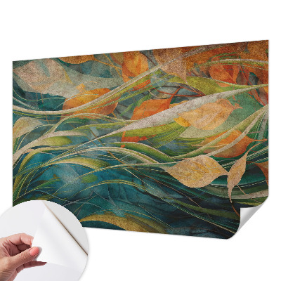 Zelfklevend fotobehang op maat met een herfstlandschap