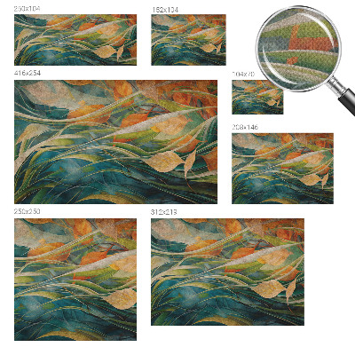 Zelfklevend fotobehang op maat Herfstlandschap