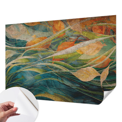 Zelfklevend fotobehang op maat met een herfstlandschap