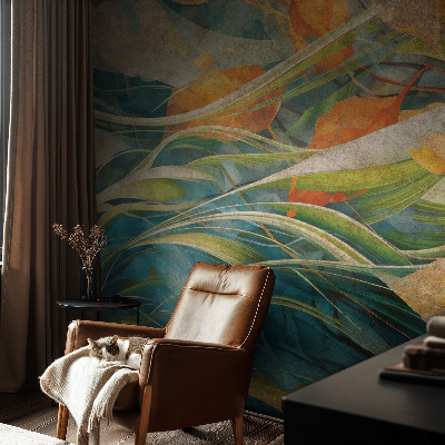 Zelfklevend fotobehang op maat Herfstlandschap