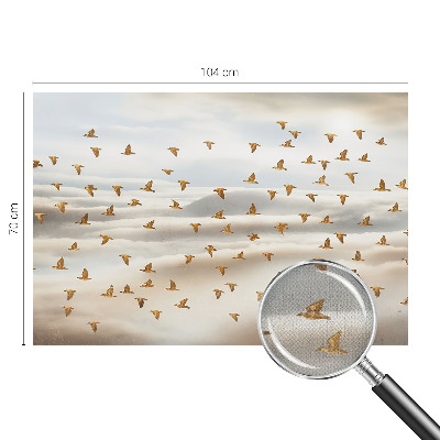 Foto behang voor de kinderkamer Vogels in vlucht