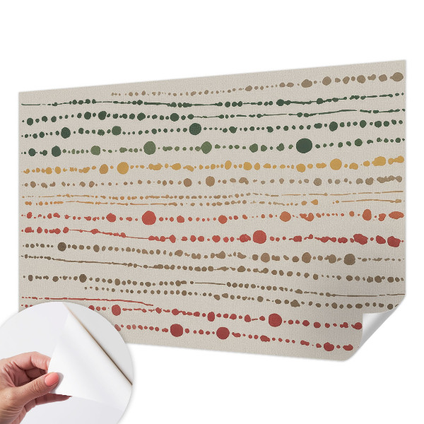 Fotobehang voor kinderkamer Kleurrijke stippen