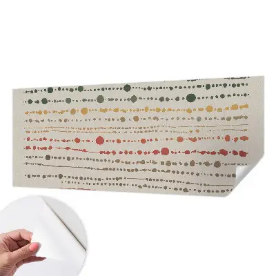 Fotobehang voor kinderkamer met kleurrijke stippen