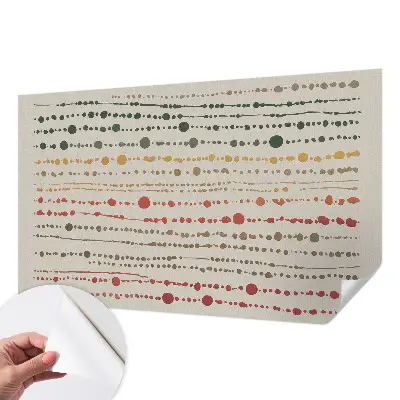 Fotobehang voor kinderkamer met kleurrijke stippen