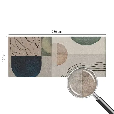 Fotobehang kinderkamer met geometrische vormen