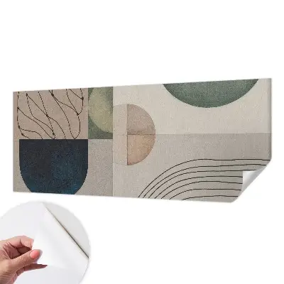 Fotobehang kinderkamer met geometrische vormen