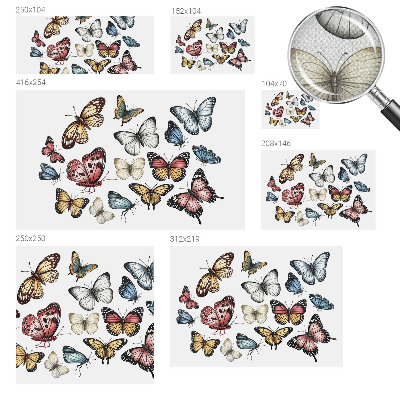 Fotobehang voor de kinderkamer Paradijsvlinders