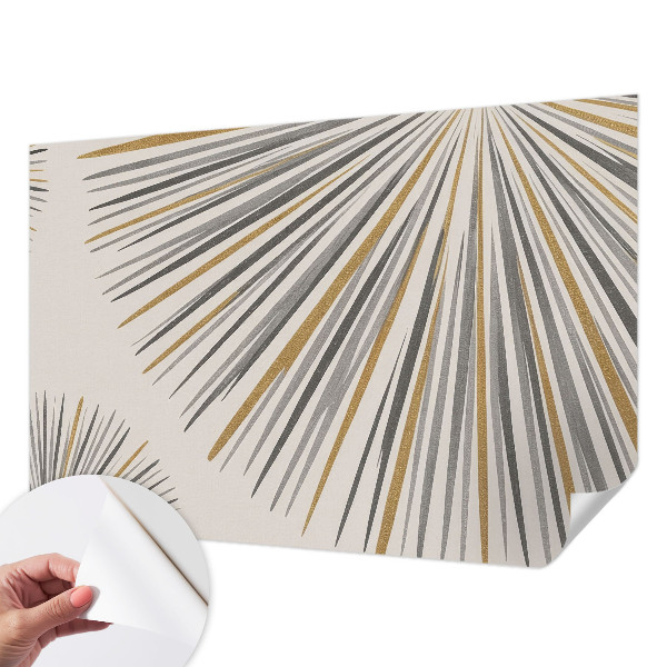Fotobehang tienerkamer Geometrische waaiers