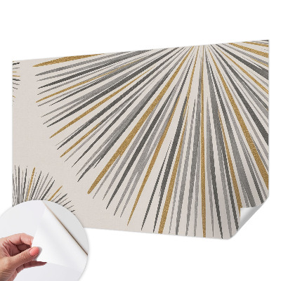 Fotobehang tienerkamer Geometrische waaiers