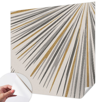 Fotobehang tienerkamer Geometrische waaiers
