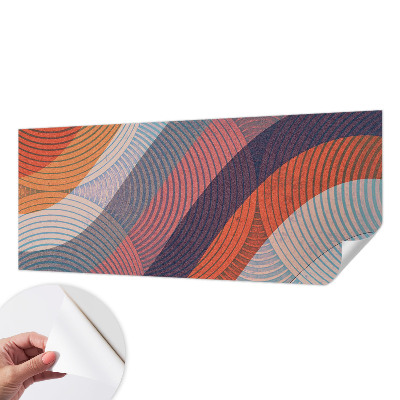 Zelfklevend fotobehang Kleurrijke golven