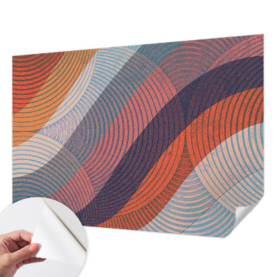 Zelfklevend fotobehang Kleurrijke golven