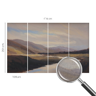 Foto behang voor de keuken Natuurlijke rust