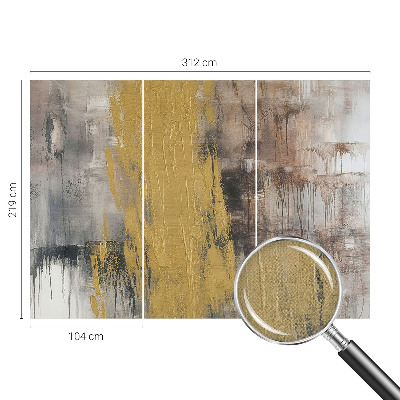 Zelfklevend fotobehang op maat Abstracte visie