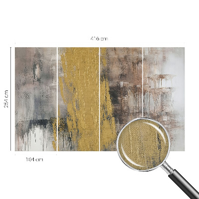 Zelfklevend fotobehang op maat Abstracte visie