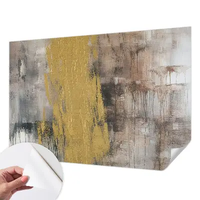 Zelfklevend fotobehang op maat met een abstracte visie