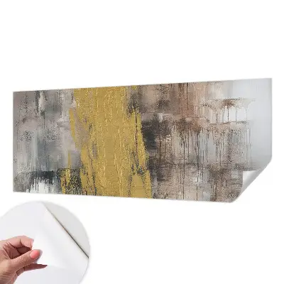 Zelfklevend fotobehang op maat met een abstracte visie