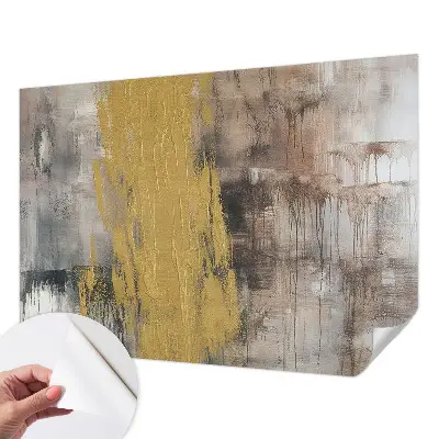 Zelfklevend fotobehang op maat met een abstracte visie