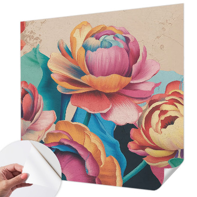 Fotobehang kinderkamer Bloemenharmonie