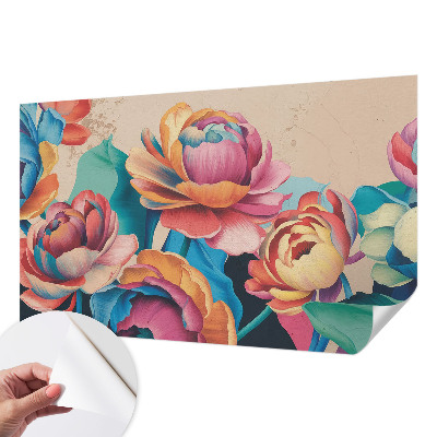 Fotobehang kinderkamer Bloemenharmonie