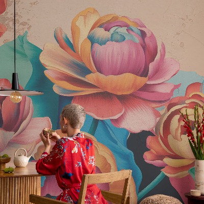 Fotobehang kinderkamer Bloemenharmonie