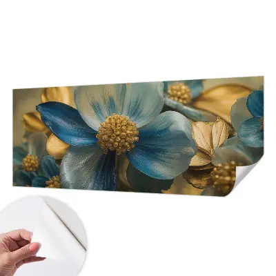 Foto behang voor de kinderkamer met een bloemarrangement
