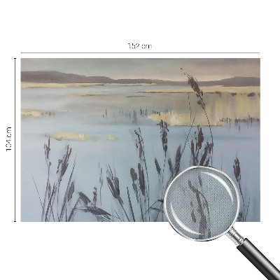 3D fotobehang Een kalm meer