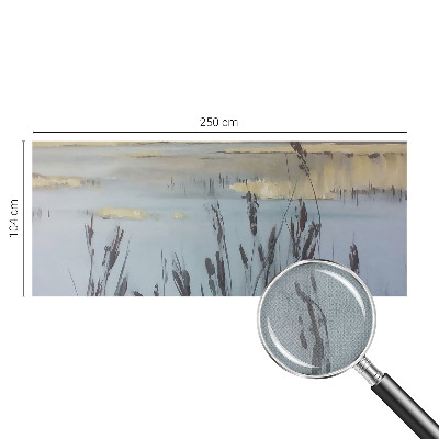 3D fotobehang met een afbeelding van een kalm meer