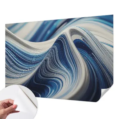 Fotobehang voor de kinderkamer met een harmonieuze abstracte print