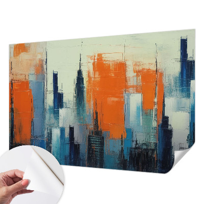 Fotobehang voor kinderkamer Abstracte stad