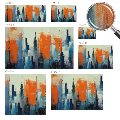 Fotobehang voor kinderkamer Abstracte stad