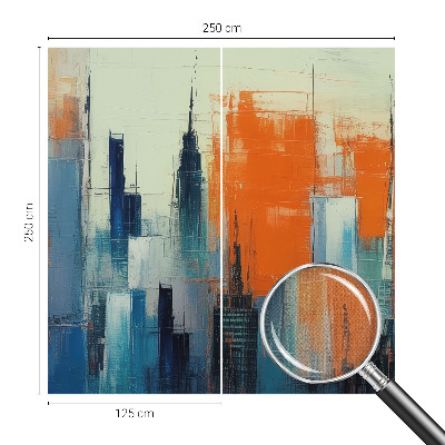 Fotobehang voor kinderkamer Abstracte stad