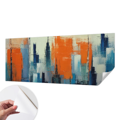 Fotobehang voor kinderkamer Abstracte stad