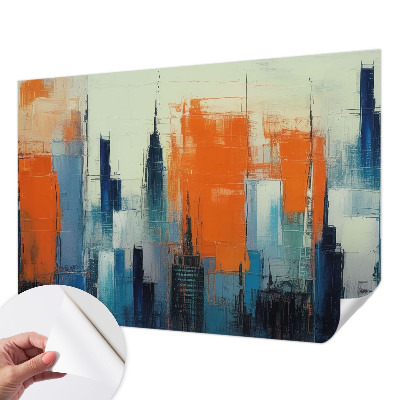 Fotobehang voor kinderkamer Abstracte stad