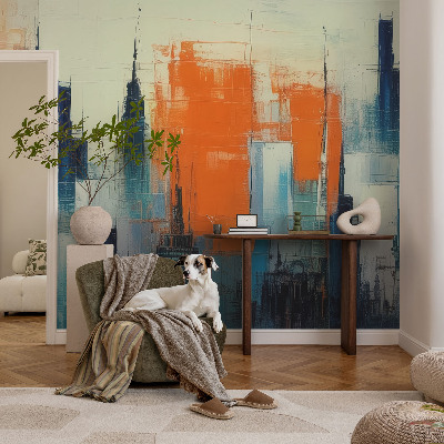 Fotobehang voor kinderkamer Abstracte stad
