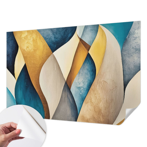 Fotobehang babykamer Golvende abstractie