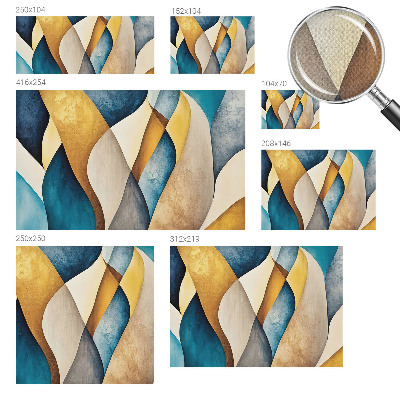 Fotobehang babykamer Golvende abstractie
