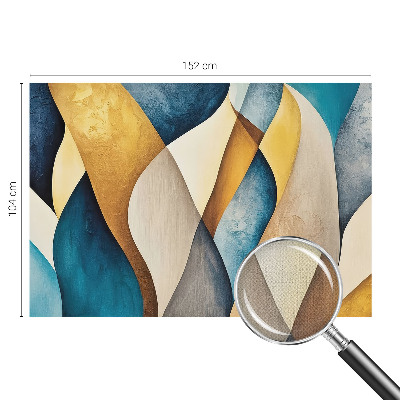 Fotobehang babykamer Golvende abstractie