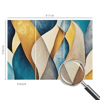 Fotobehang babykamer Golvende abstractie