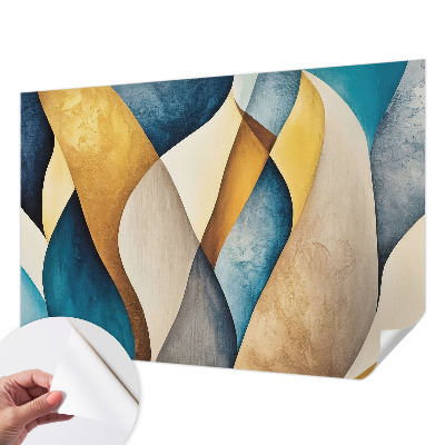 Fotobehang babykamer Golvende abstractie