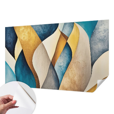 Fotobehang babykamer Golvende abstractie