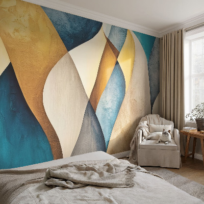 Fotobehang babykamer Golvende abstractie