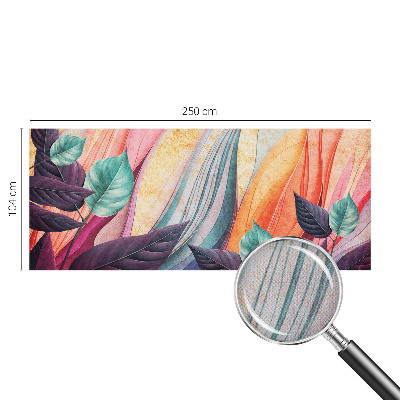 Fotobehang tienerkamer Abstracte bladeren