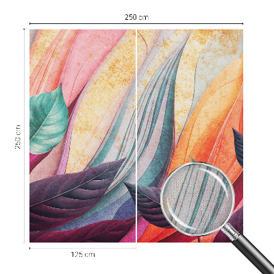 Fotobehang tienerkamer Abstracte bladeren