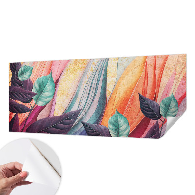 Fotobehang tienerkamer Abstracte bladeren